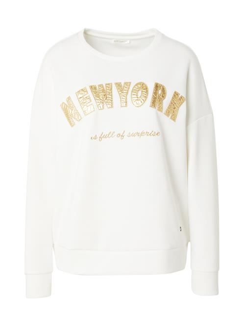 Key Largo Sweatshirt 'NEW YORK'  guld / hvid