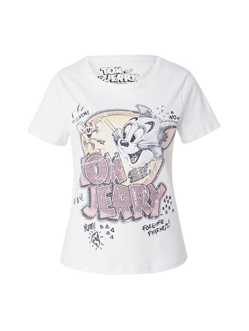 Se Frogbox Shirts 'Tom & Jerry'  gul / grå / lilla / hvid ved About You