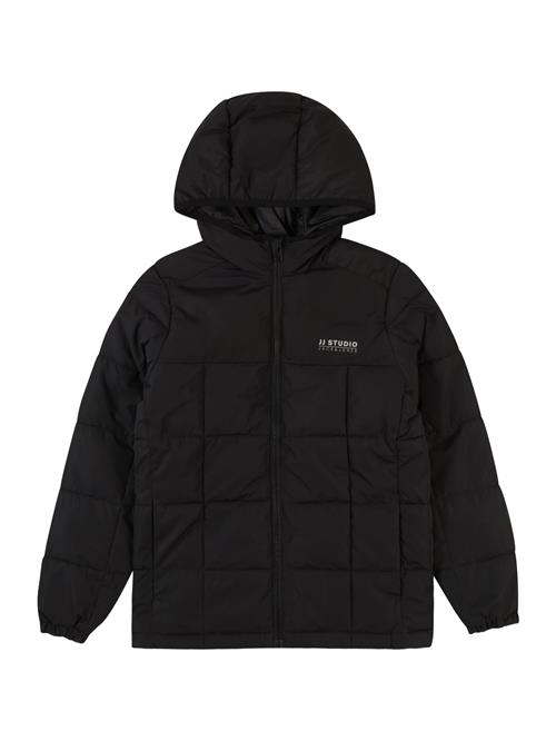 Jack & Jones Junior Overgangsjakke 'JJBEN'  sort / hvid