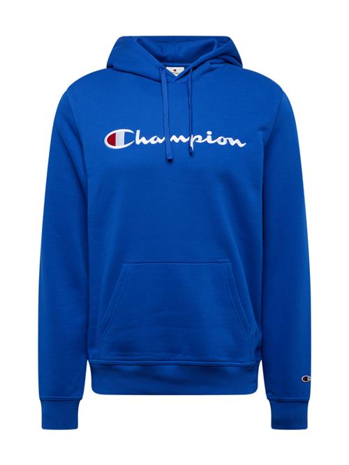 Se Champion Authentic Athletic Apparel Sweatshirt  blå / mørkerød / hvid ved About You