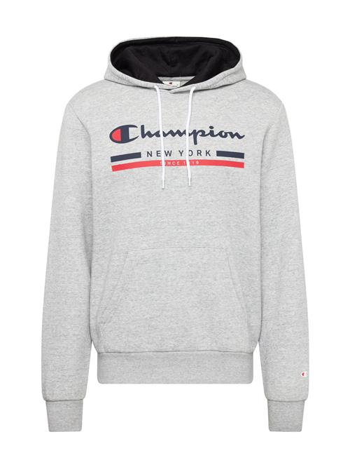 Se Champion Authentic Athletic Apparel Sweatshirt  marin / grå-meleret / blodrød ved About You