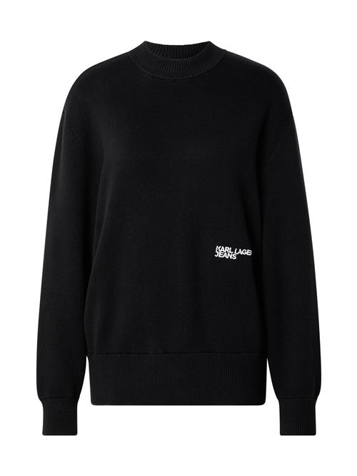 KARL LAGERFELD JEANS Pullover  sort / hvid