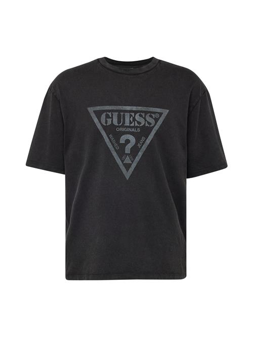 GUESS Originals Bluser & t-shirts  grå / sort