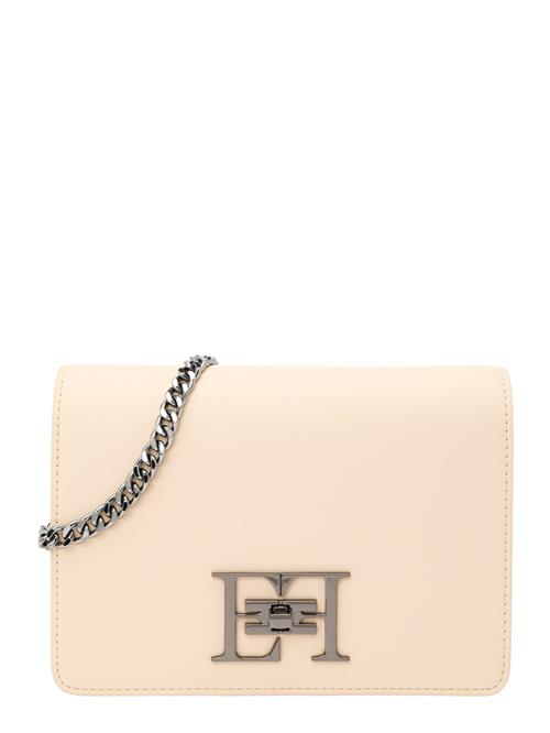 Elisabetta Franchi Skuldertaske  lysebeige / sølv