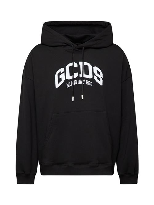 GCDS Sweatshirt  sort / hvid