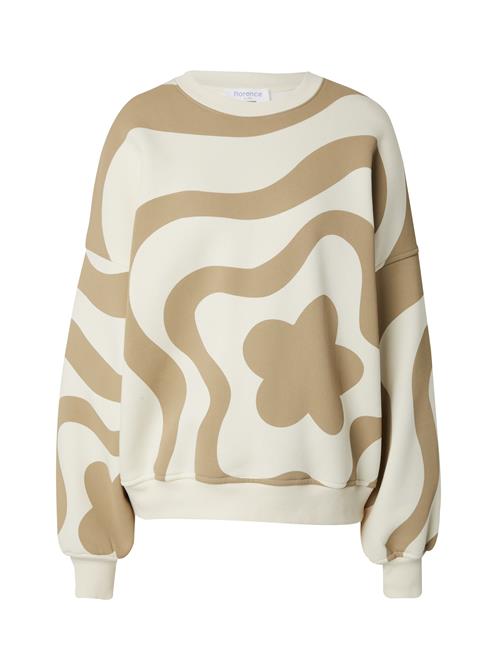 florence by mills exclusive for ABOUT YOU Sweatshirt 'June'  creme / brokade