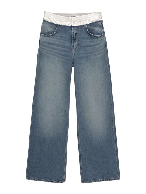 Pull&Bear Jeans  blå / hvid