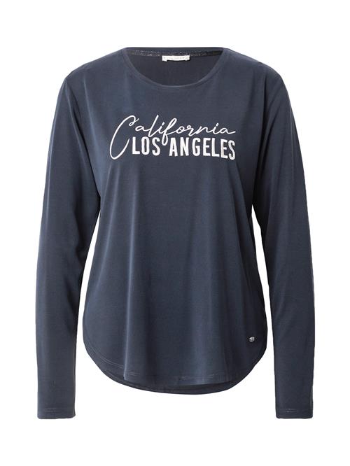 Key Largo Shirts 'LOS ANGELES'  mørkeblå / hvid