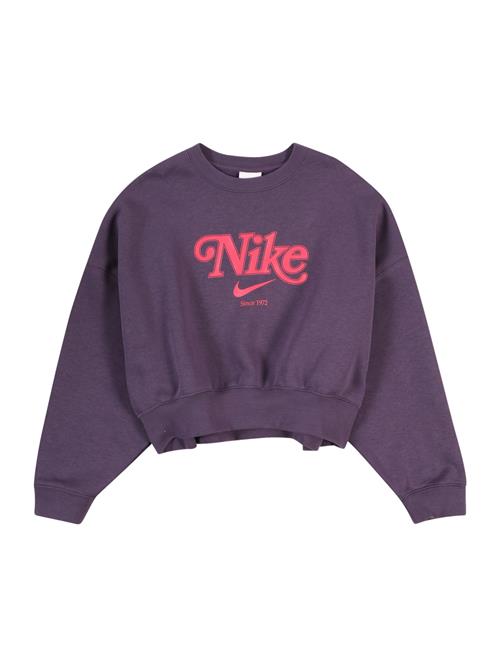 Nike Sportswear Sweatshirt  mørkelilla / pink