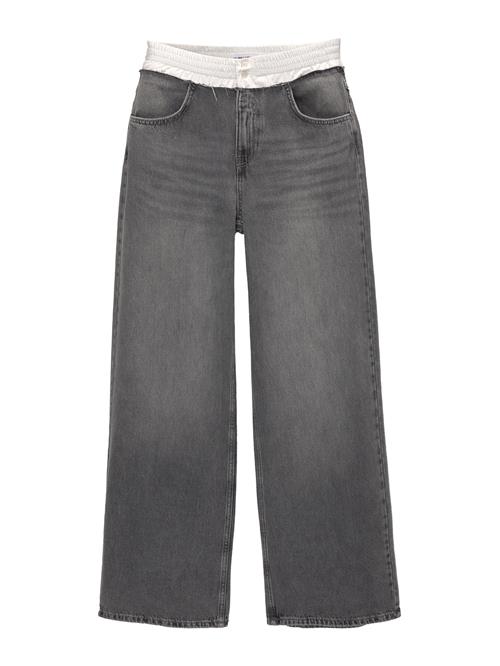 Pull&Bear Jeans  grey denim / hvid