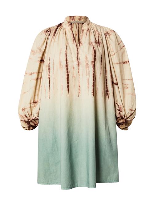 Vanessa Bruno Kjole 'ROBE COL'  beige / choko / mint