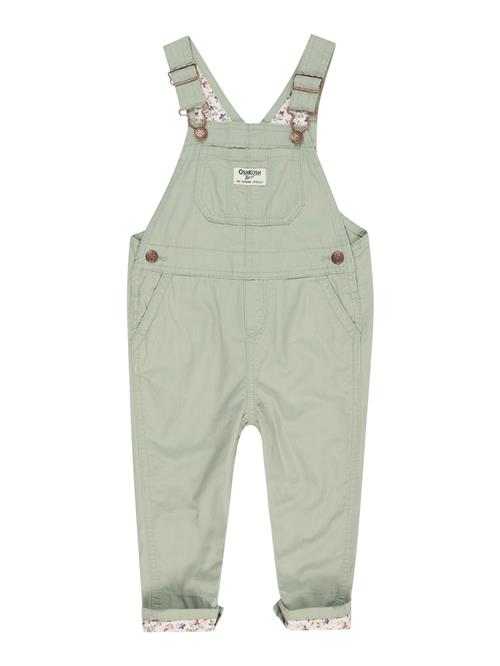 Se OshKosh Overalls  pastelgrøn / hvid ved About You