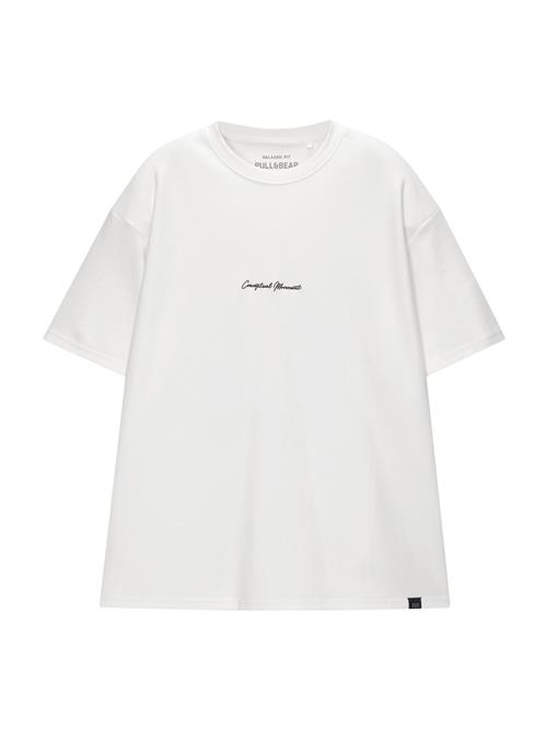 Pull&Bear Bluser & t-shirts  mørkegrå / sort / hvid