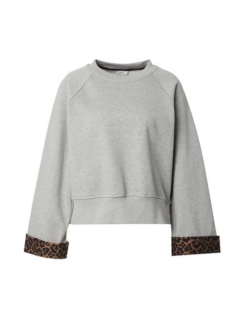 NÜMPH Sweatshirt  brun / grå-meleret / sort