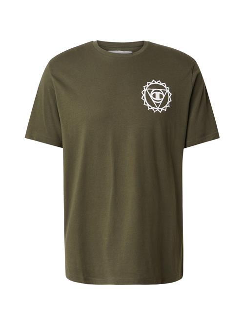 Se Champion Authentic Athletic Apparel Bluser & t-shirts  khaki / hvid ved About You