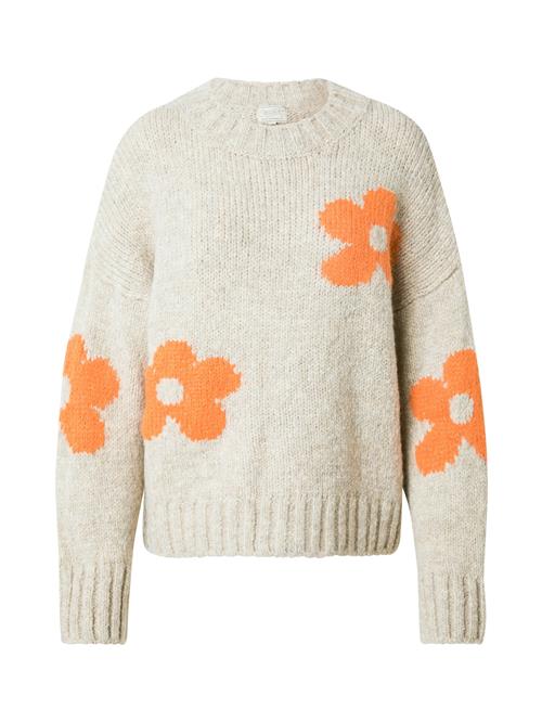 Herrlicher Pullover 'Terezie'  lysebeige / orange