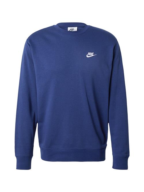 Nike Sportswear Sweatshirt 'Club'  ensian / hvid