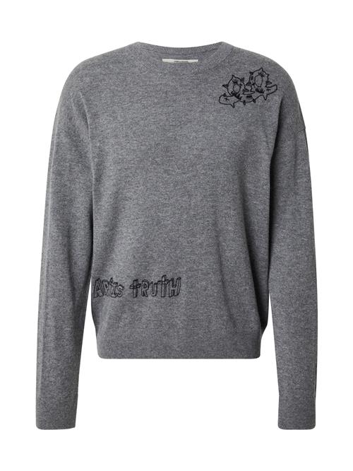 Zadig & Voltaire Pullover 'MARKO'  grå-meleret / sort