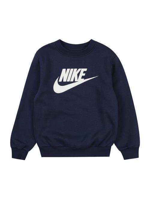 Se Nike Sportswear Sweatshirt 'CLUB FLC'  navy / hvid ved About You