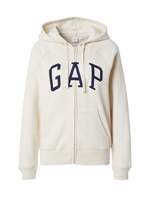 GAP Sweatjakke 'HERITAGE'  navy / naturhvid