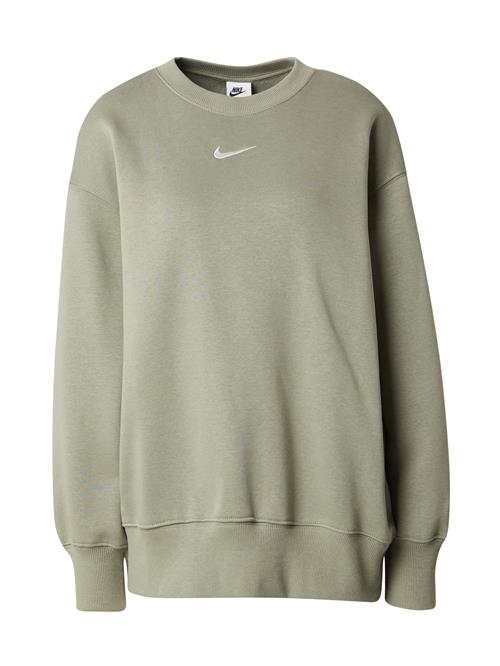 Se Nike Sportswear Sweatshirt 'PHOENIX FLEECE'  pastelgrøn / hvid ved About You