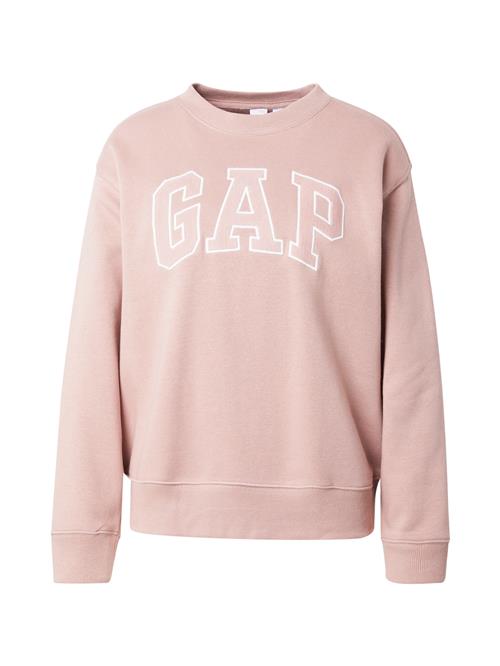 Se GAP Sweatshirt 'HERITAGE'  lys pink / hvid ved About You