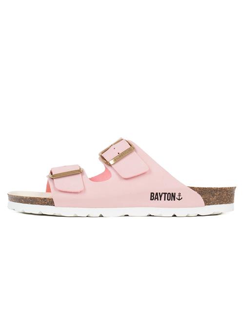 Bayton Pantoletter 'Atlas'  brun / lys pink