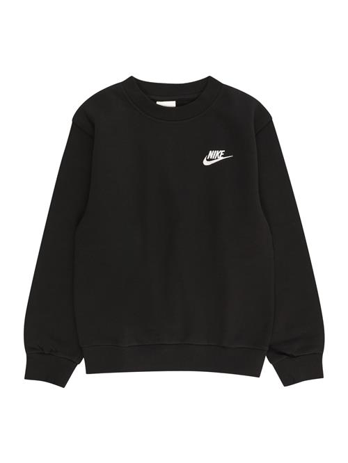 Nike Sportswear Sweatshirt 'Club Fleece'  sort / hvid