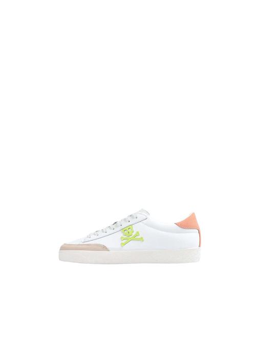 Scalpers Sneaker low 'New Gala'  beige / lysegrøn / orange / offwhite