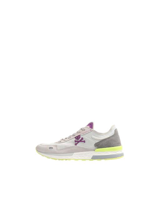 Scalpers Sneaker low 'Moon'  stone / lysegrå / lime / lilla / hvid