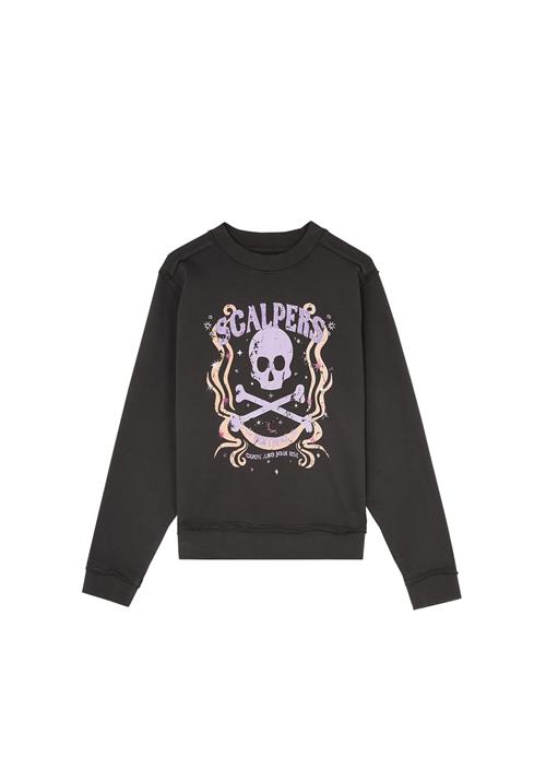 Se Scalpers Sweatshirt 'Skull Festival'  mørkegrå / blandingsfarvet ved About You