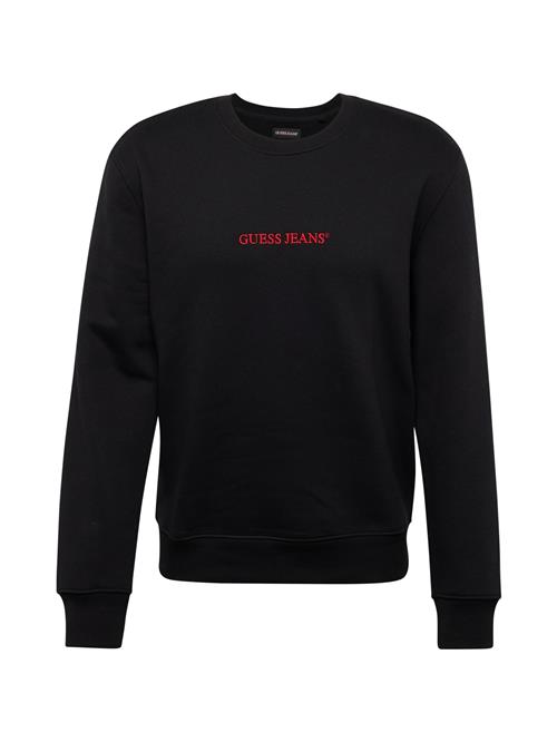 Se GUESS JEANS Sweatshirt  rød / sort ved About You