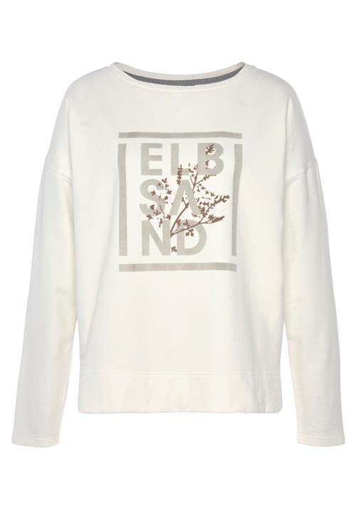 Elbsand Sweatshirt  brun / grå / perlehvid