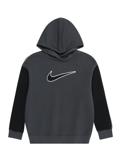 Nike Sportswear Sweatshirt  grå / sort / hvid