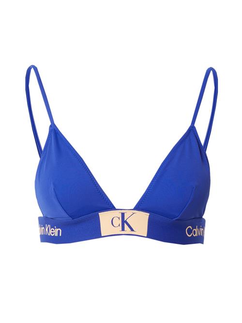 Se Calvin Klein Swimwear Bikinioverdel  ecru / royalblå ved About You