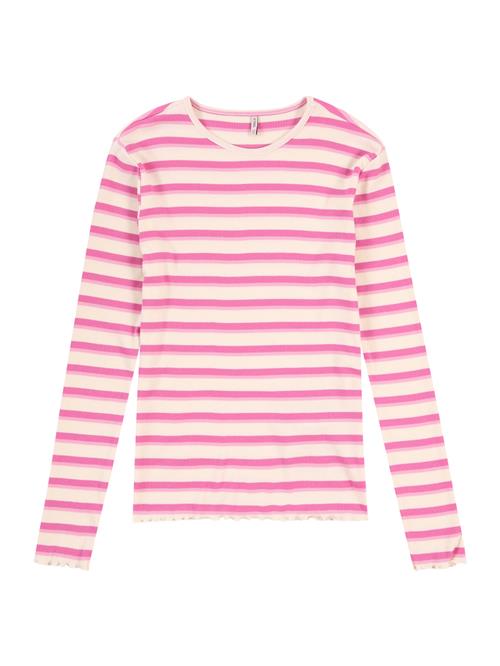 Se KIDS ONLY Bluser & t-shirts 'KOGEvig'  lyserød / lys pink / naturhvid ved About You