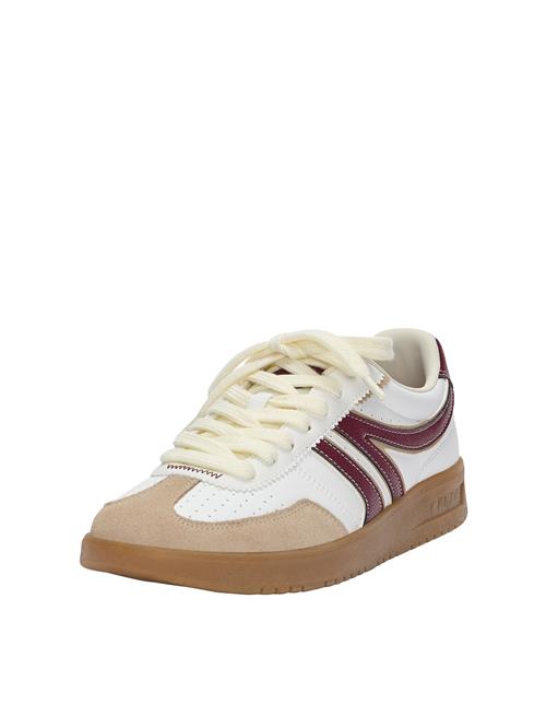 Pull&Bear Sneaker low  camel / bordeaux / hvid