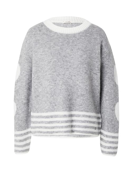 Se Key Largo Pullover 'MILLY'  grå-meleret / offwhite ved About You