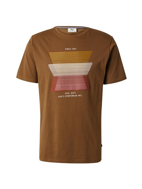 Jack's Bluser & t-shirts  camel / pueblo / mørkerød / hvid