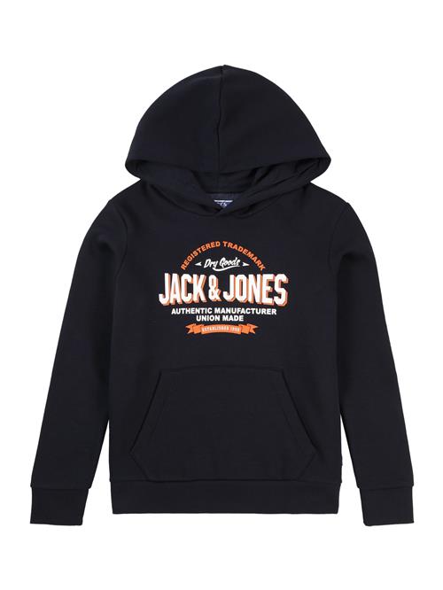 Se Jack & Jones Junior Sweatshirt  navy / orange / hvid ved About You