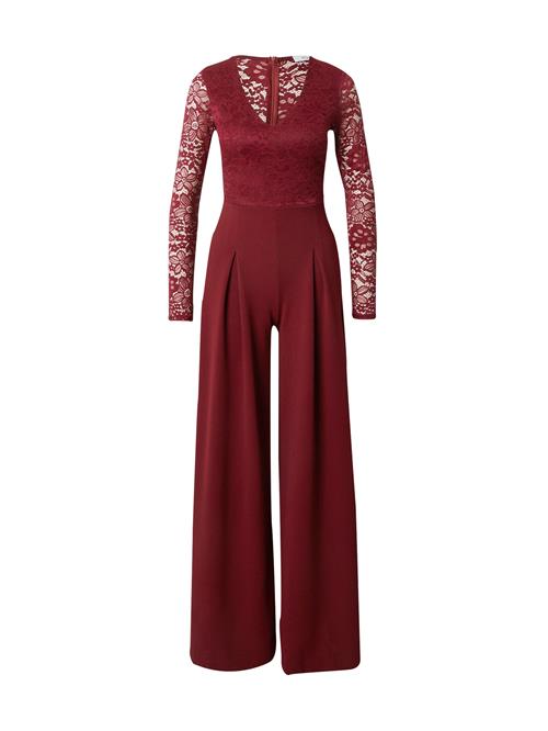 WAL G. Jumpsuit  vinrød