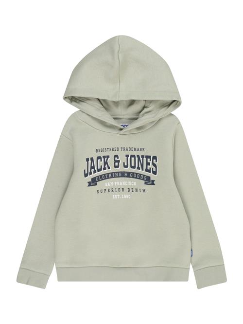 Se Jack & Jones Junior Sweatshirt  natblå / pastelgrøn / hvid ved About You