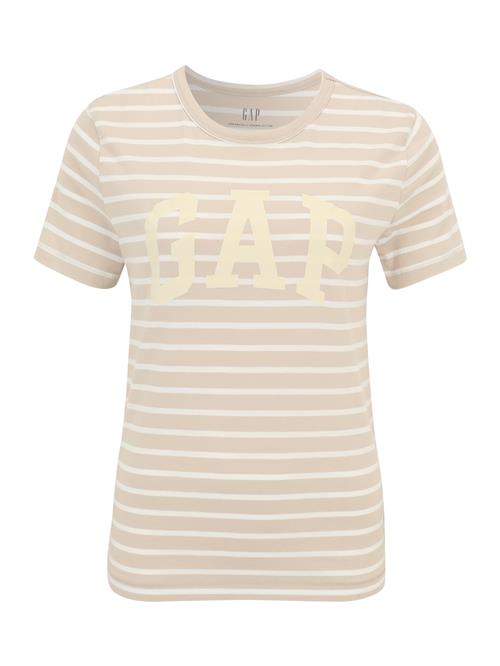 Se Gap Petite Shirts 'NOVELTY'  champagne / lysebeige / mørkebeige ved About You