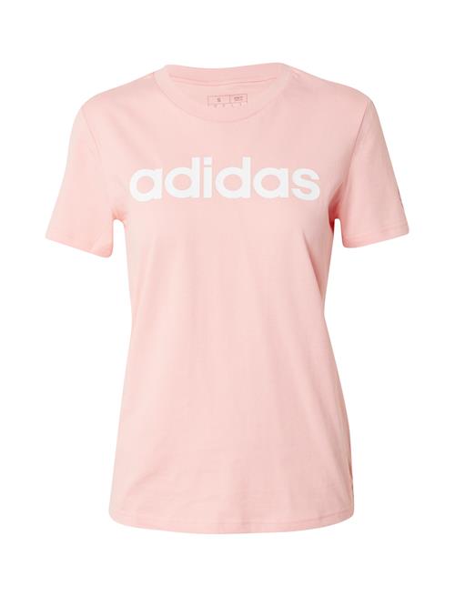 Se ADIDAS SPORTSWEAR Funktionsbluse 'Essentials'  rosé / hvid ved About You