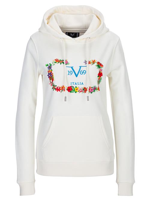 19V69 ITALIA Sweatshirt 'Holda'  blå / grøn / rød / offwhite