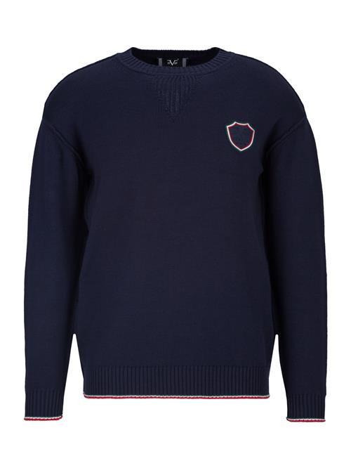 19V69 ITALIA Pullover 'KRIS'  navy / mørkegrøn / rubinrød / hvid