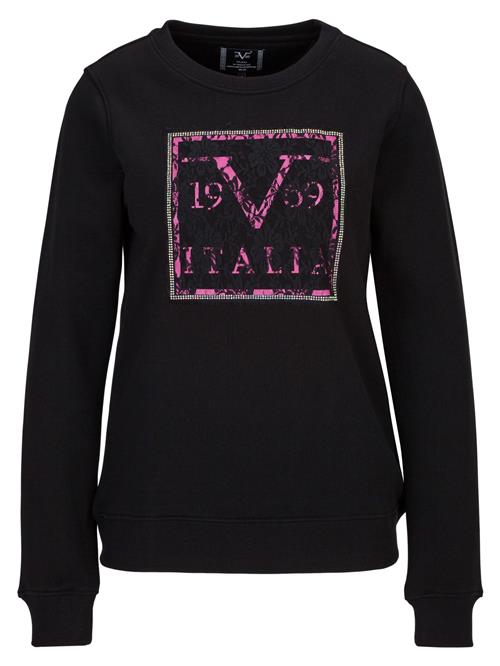 19V69 ITALIA Sweatshirt 'Suzette'  pink / sort