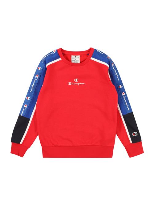 Se Champion Authentic Athletic Apparel Sweatshirt  blå / rød / sort / hvid ved About You