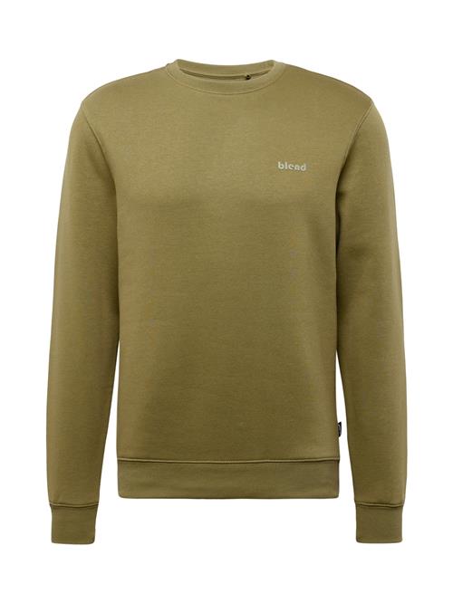 BLEND Sweatshirt 'Downton'  lysegrå / oliven