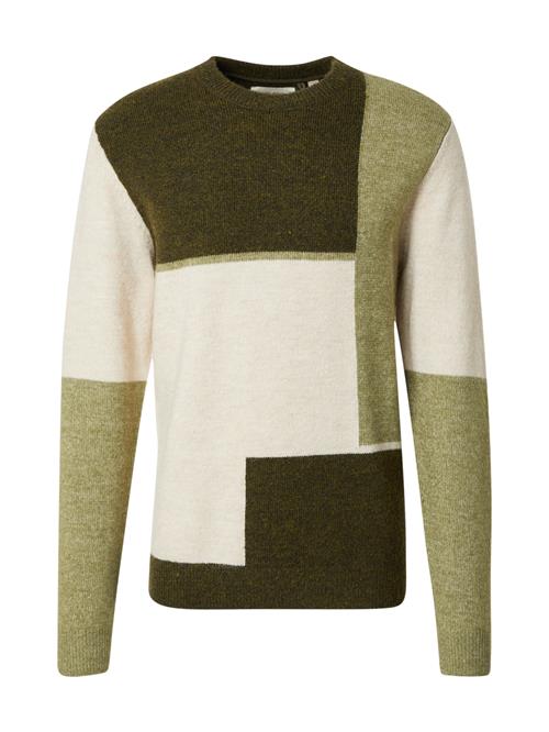 Se BLEND Pullover  beige / khaki / mørkegrøn ved About You